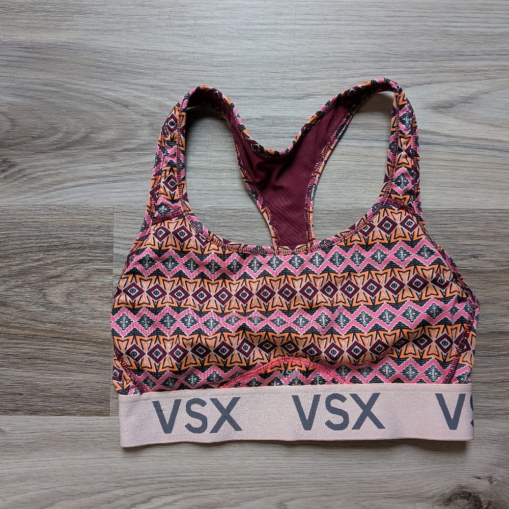 Victoria's Secret Sports Bra Medium‎ Like New No Padding Low Impact